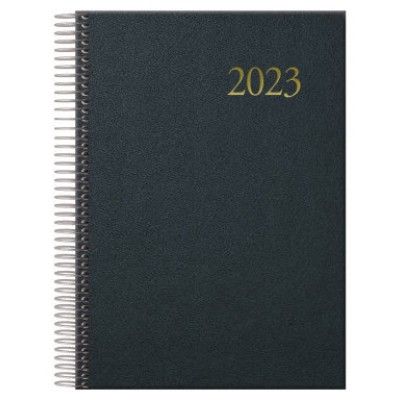AGENDA 2025 SEGOVIA ESPIRAL DÍA PÁGINA 14 X 20 CM COLOR NEGRO DOHE 11128 - 25 (Espera 4 dias) en Huesoi